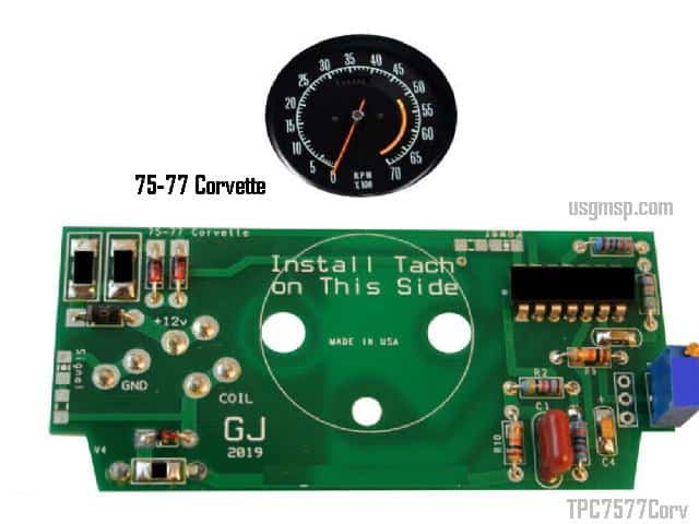 Printed Circuit Tacho Corvette 75-77